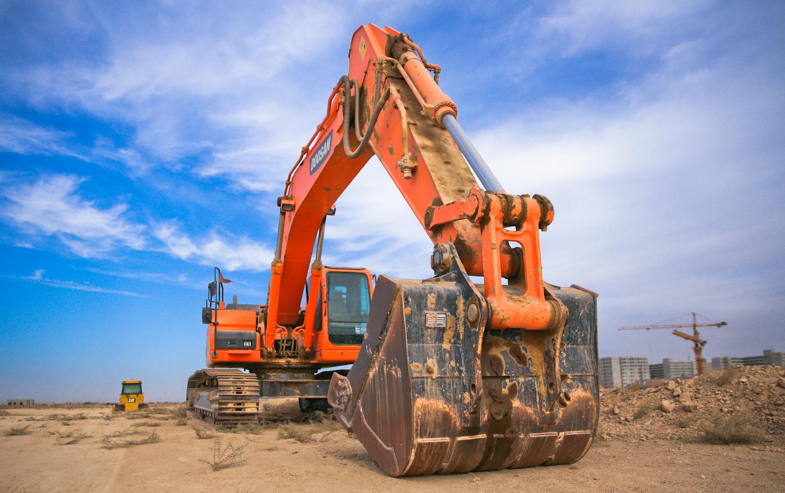 Construction site ready for a new project